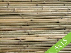 5x15 Bamboo Schach Sukkah Mat