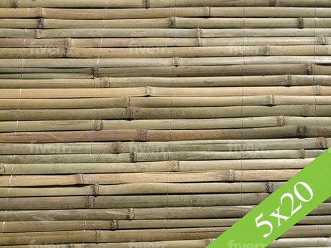 5x20 Bamboo Schach Sukkah Mat